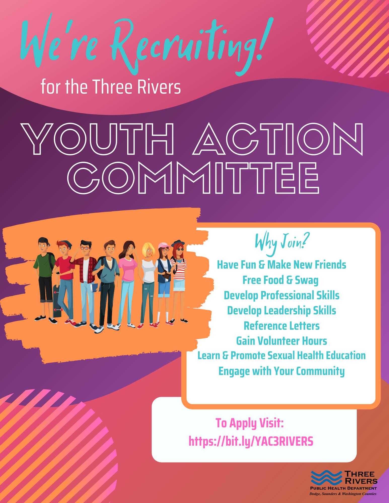 Youth Action Community Teen Portal Three Rivers Public Health Dept